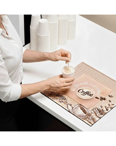 Tapis de comptoir PVC antidérapant professionnel