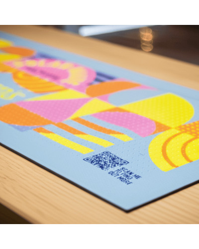 Tapis de comptoir lisse personnalisé professionnel