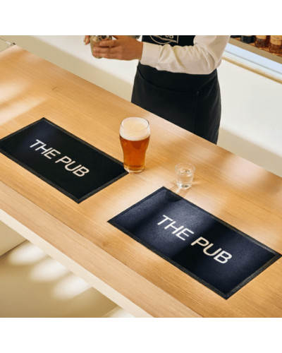 Tapis de comptoir lisse personnalisé professionnel